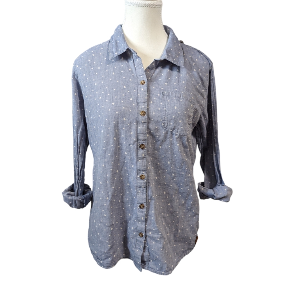🌻2 for $20 | Volcom Polka Dot Button Down Shirt